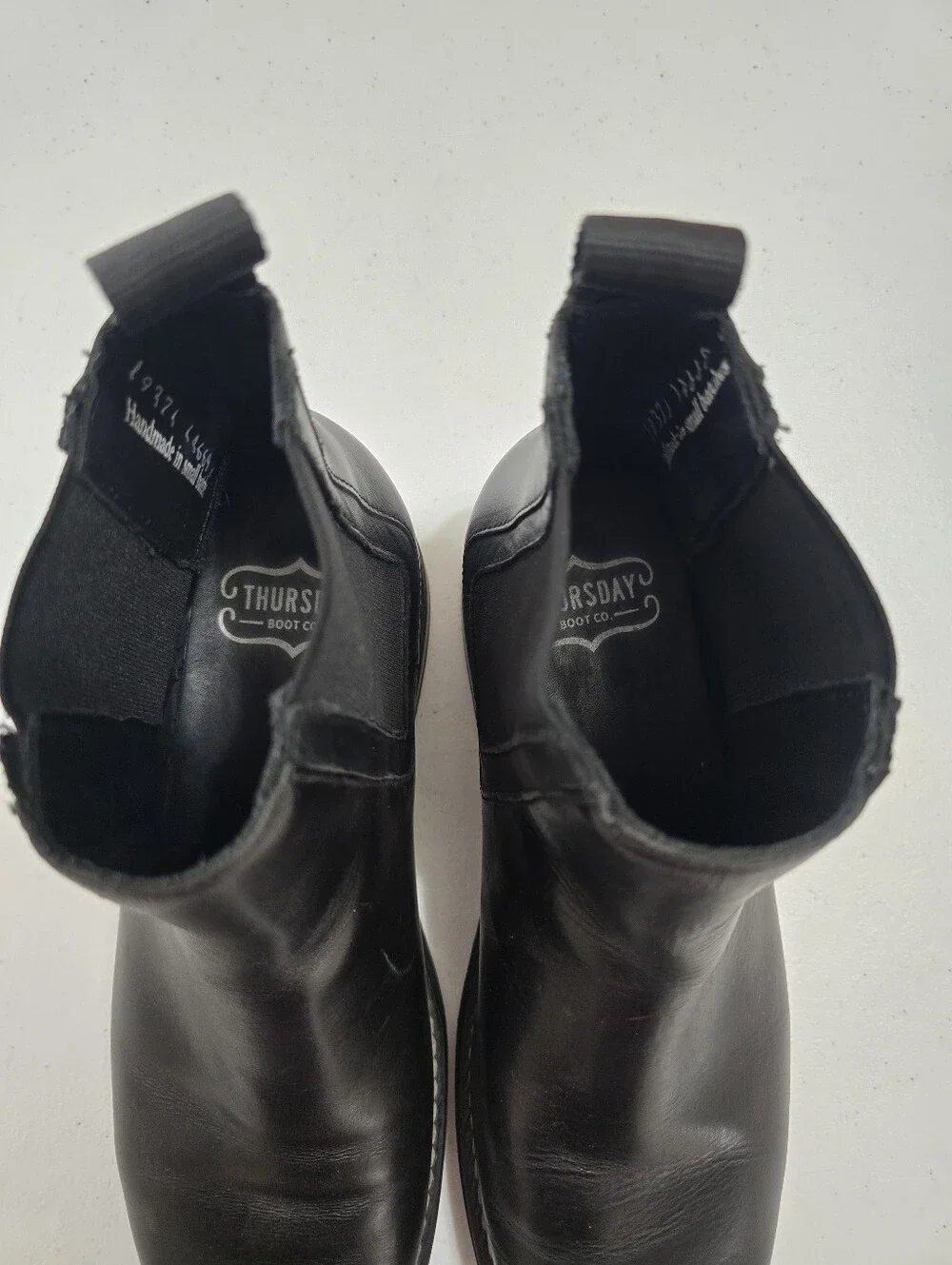 Thursday Boot Co Duke Chelsea Boot Black Men's 7 Preppy Leather - Picture 7 of 12
